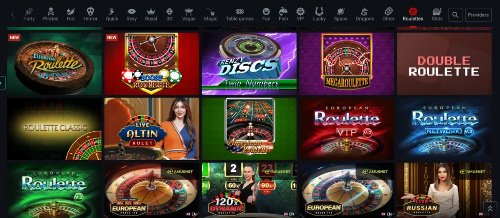 Roulette Pin Up Casino